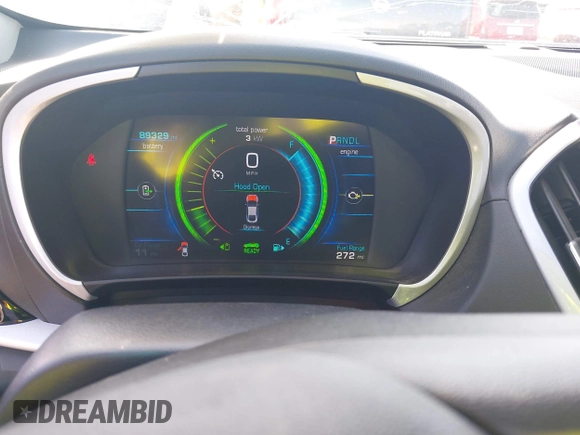 2018 Chevrolet Volt LT with VIN 1G1RC6S56JU144665, listed as a IAAI auction lot 41925714 with 89,329 mi miles. Bid and sale history available at carsss.com. Image 7.