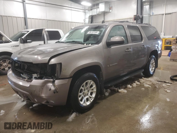 2013 Chevrolet Suburban LT with VIN 1GNSKJE72DR236026, listed as a Copart auction lot 86153104 with 222,417 mi miles and Salvage title. Bid and sale history available at DreamBid. Image 1.