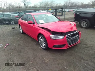 2013 Audi A4 Premium Plus z VIN WAUFFAFL5DN028947, wystawiony jako IAAI lot #41706322 z przebiegiem 153 903 mil mil oraz . Historia ofert i sprzedaży dostępna na DreamBid. Obrazek 1.
