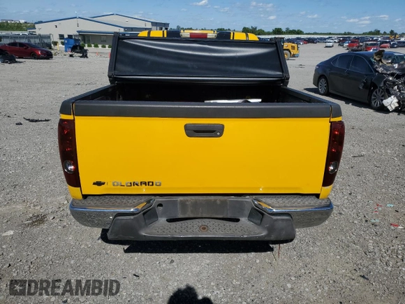 2005 Chevrolet Colorado 1SJ LS ZQ8 with VIN 1GCCS136558270055, listed as a Copart auction lot 57886645 with Not provided miles and Salvage title. Bid and sale history available at DreamBid. Image 6.