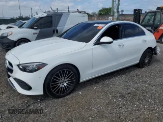 2024 Mercedes-Benz C 300 with VIN W1KAF4GB8RR190033, listed as a Copart auction lot 54198385 with 18,501 mi miles and Non Repairable. Bid and sale history available at DreamBid. Image 1.