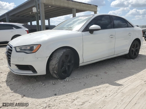 2015 Audi A3 2.0T Premium with VIN WAUBFGFF3F1008234, listed as a Copart auction lot 53875485 with 136,796 mi miles and Clean Title. Bid and sale history available at carsss.com. Image 1.