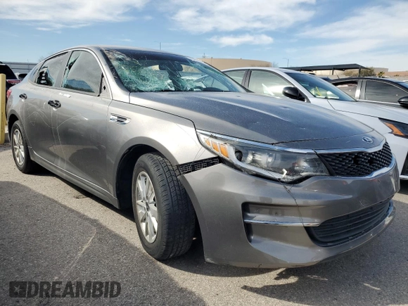 2016 Kia Optima LX z VIN 5XXGT4L34GG090586, wystawiony jako Copart lot #49656365 z przebiegiem Nie podano mil oraz Szkoda całkowita • Salvage title. Historia ofert i sprzedaży dostępna na DreamBid. Obrazek 4.