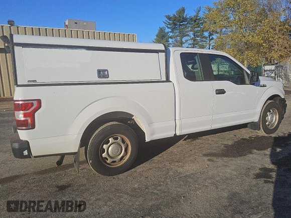 2018 Ford F-150 XL with VIN 1FTEX1CB1JKF29595, listed as a Copart auction lot 51183555 with 169,704 mi miles and Clean Title. Bid and sale history available at carsss.com. Image 3.