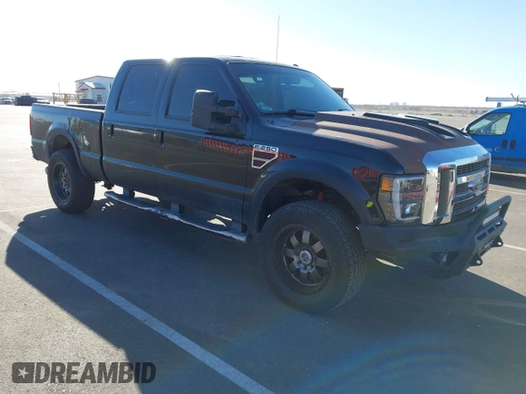 2010 Ford Super Duty F-250 SRW XL with VIN 1FTSW2BR2AEB07232, listed as a IAAI auction lot 41419000 with 124,081 mi miles. Bid and sale history available at carsss.com. Image 1.