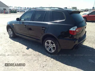 2006 BMW X3 3.0i with VIN WBXPA934X6WD27211, listed as a IAAI auction lot 34419336 with 162,597 mi miles and . Bid and sale history available at DreamBid. Image 3.