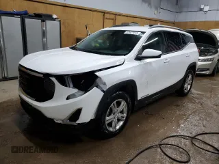 2018 GMC Terrain SLE with VIN 3GKALTEV0JL254334, listed as a Copart auction lot 52627915 with 96,282 mi miles and Clean Title. Bid and sale history available at carsss.com. Image 1.