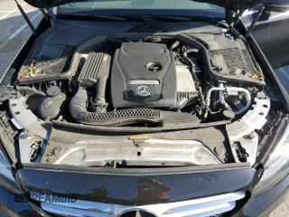 2018 Mercedes-Benz C with VIN 55SWF4JB0JU263980, listed as a Copart auction lot 50843375 with 92,395 mi miles and Salvage Title. Bid and sale history available at carsss.com. Image 11.