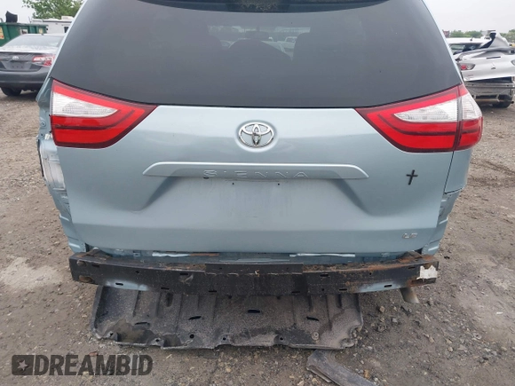 2015 Toyota Sienna LE AAS with VIN 5TDKK3DC4FS663876, listed as a IAAI auction lot 42155091 with 82,602 mi miles and . Bid and sale history available at DreamBid. Image 6.