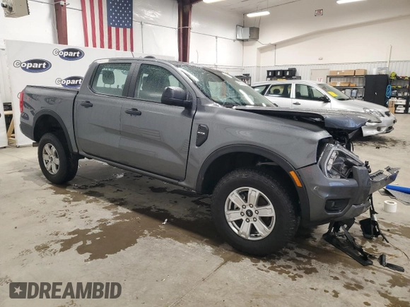2024 Ford Ranger XL with VIN 1FTER4PH1RLE52789, listed as a Copart auction lot 84270294 with 1,644 mi miles and Salvage Title. Bid and sale history available at carsss.com. Image 4.