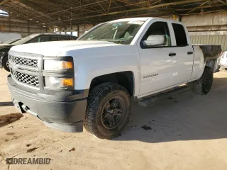 2015 Chevrolet Silverado 1500 LS with VIN 1GCRCPEHXFZ374674, listed as a Copart auction lot 44072925 with 129,829 mi miles and Salvage Title. Bid and sale history available at carsss.com. Image 1.