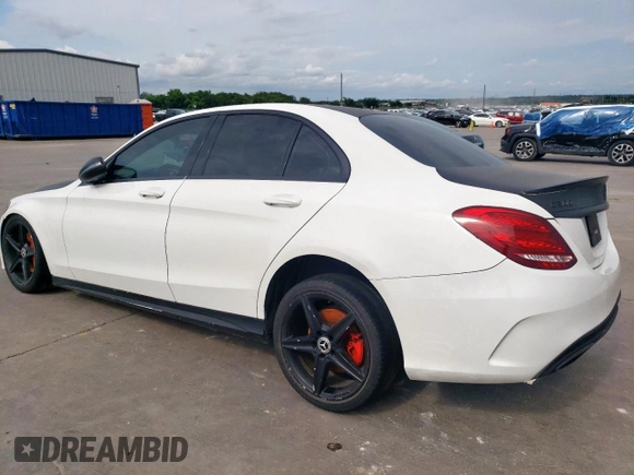2018 Mercedes-Benz C 300 with VIN 55SWF4JB4JU253355, listed as a Copart auction lot 58866015 with 101,776 mi miles and Salvage title. Bid and sale history available at DreamBid. Image 2.