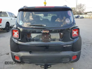 2017 Jeep Renegade Sport with VIN ZACCJAAB2HPF38883, listed as a Copart auction lot 77474204 with 120,687 mi miles and Salvage title. Bid and sale history available at DreamBid. Image 6.