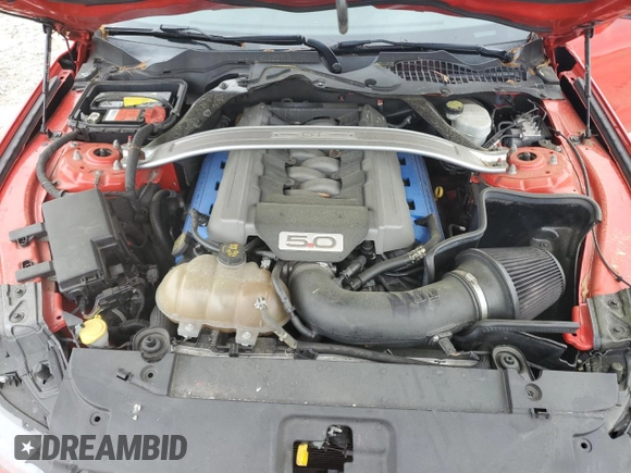 2015 Ford Mustang GT with VIN 1FA6P8CF5F5355719, listed as a Copart auction lot 50631025 with 68,262 mi miles and Salvage Title. Bid and sale history available at DreamBid. Image 11.
