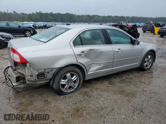 2008 Mercury Milan with VIN 3MEHM07138R649873, listed as a Copart auction lot 73098794 with 297,898 mi miles and Salvage title. Bid and sale history available at DreamBid. Image 3.
