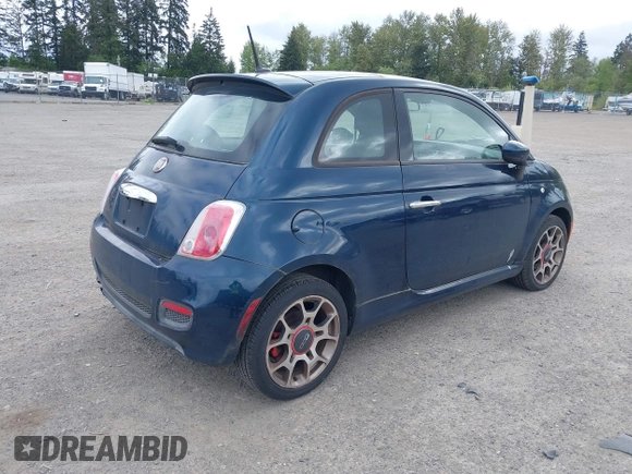2015 FIAT 500 Sport z VIN 3C3CFFBR4FT504092, wystawiony jako IAAI lot #42273180 z przebiegiem 125 251 mil mil oraz . Historia ofert i sprzedaży dostępna na DreamBid. Obrazek 4.