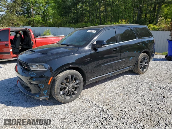 2021 Dodge Durango R/T with VIN 1C4SDJCT6MC885835, listed as a Copart auction lot 52768175 with 60,539 mi miles and Salvage title. Bid and sale history available at DreamBid. Image 1.