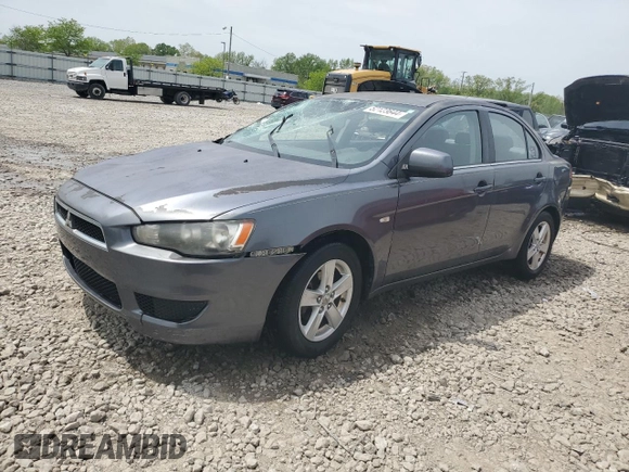 2008 Mitsubishi Lancer DE with VIN JA3AU26U78U033997, listed as a Copart auction lot 52123644 with 204,653 mi miles and Non Repairable. Bid and sale history available at carsss.com. Image 1.