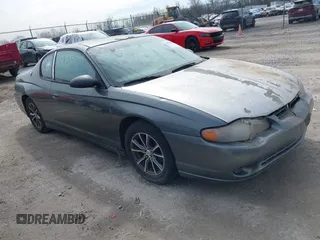 2005 Chevrolet Monte Carlo LS with VIN 2G1WW12EX59310959, listed as a IAAI auction lot 41690059 with 266,740 mi miles. Bid and sale history available at carsss.com. Image 1.
