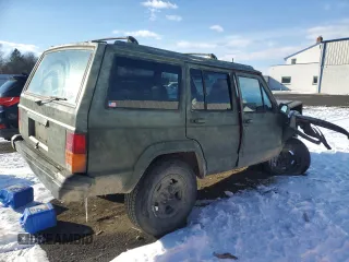 1996 Jeep Cherokee Sport with VIN 1J4FJ68SXTL316180, listed as a Copart auction lot 89080095 with 199,898 mi miles and Salvage Title. Bid and sale history available at carsss.com. Image 3.
