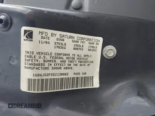 2005 Saturn ION ION 2 z VIN 1G8AJ52F55Z130062, wystawiony jako IAAI lot #42308706 z przebiegiem 90 429 mil mil oraz . Historia ofert i sprzedaży dostępna na DreamBid. Obrazek 9.