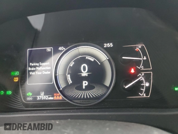 2022 Lexus UX 250h с VIN JTHP9JBH0N2058794, выставлен на аукционе Copart как лот 44063895 с пробегом 37 592 миль миль и Чистый • Clean title. История ставок и продаж доступна на DreamBid. Изображение 9.