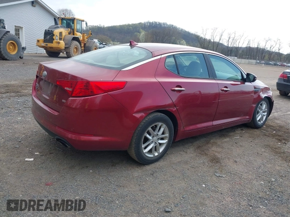 2013 Kia Optima LX with VIN 5XXGM4A75DG112495, listed as a IAAI auction lot 42059578 with 70,115 mi miles. Bid and sale history available at carsss.com. Image 4.