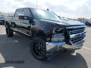 2016 Chevrolet Silverado 1500 LTZ with VIN 3GCUKSEJ5GG134114, listed as a IAAI auction lot 41939173 with 166,890 mi miles. Bid and sale history available at carsss.com. Image 1.