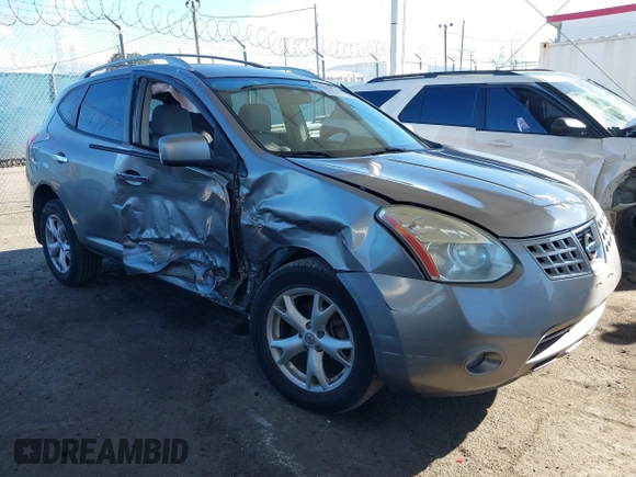 2010 Nissan Rogue S with VIN JN8AS5MT1AW005839, listed as a IAAI auction lot 41708074 with 147,980 mi miles and . Bid and sale history available at carsss.com. Image 1.