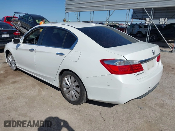 2013 Honda Accord EX-L with VIN 1HGCR2F82DA155081, listed as a IAAI auction lot 41233014 with 192,450 mi miles and . Bid and sale history available at DreamBid. Image 3.