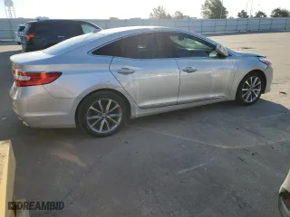2015 Hyundai Azera with VIN KMHFG4JGXFA454022, listed as a Copart auction lot 76517844 with 133,895 mi miles and Salvage Title. Bid and sale history available at carsss.com. Image 3.