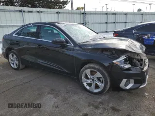 2024 Audi A3 Premium z VIN WAUAUDGY5RA079343, wystawiony jako Copart lot #45849855 z przebiegiem 25 325 mil mil oraz Czysty tytuł • Clean title. Historia ofert i sprzedaży dostępna na DreamBid. Obrazek 4.