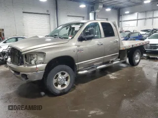2008 Dodge Ram 3500 SLT with VIN 3D7MX38A98G142243, listed as a Copart auction lot 85852834 with 256,794 mi miles and Salvage Title. Bid and sale history available at carsss.com. Image 1.