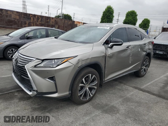 2017 Lexus RX 350 with VIN 2T2ZZMCA8HC066740, listed as a Copart auction lot 59396615 with 54,768 mi miles and Salvage title. Bid and sale history available at DreamBid. Image 1.