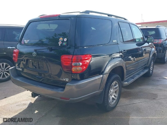 2004 Toyota Sequoia SR5 with VIN 5TDZT34A44S217542, listed as a IAAI auction lot 42021784 with 258,459 mi miles. Bid and sale history available at carsss.com. Image 4.