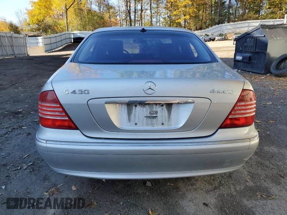 2006 Mercedes-Benz S 430 with VIN WDBNG83J86A461436, listed as a Copart auction lot 74079764 with 153,399 mi miles and Salvage Title. Bid and sale history available at carsss.com. Image 6.