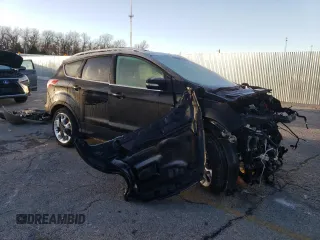 2013 Ford Escape Titanium with VIN 1FMCU0J99DUC23775, listed as a Copart auction lot 84480614 with 0 mi miles and Salvage Title. Bid and sale history available at carsss.com. Image 4.