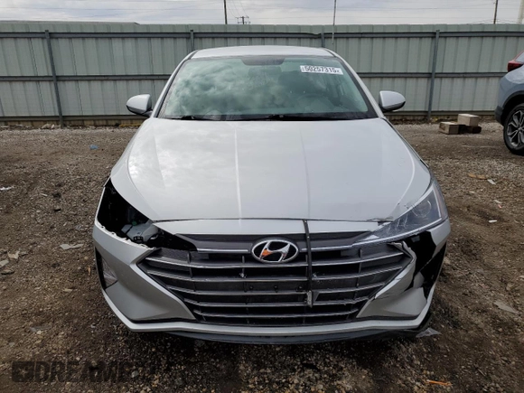2019 Hyundai Elantra SE with VIN 5NPD74LF2KH430395, listed as a Copart auction lot 50257315 with 53,487 mi miles and Salvage Title. Bid and sale history available at DreamBid. Image 5.
