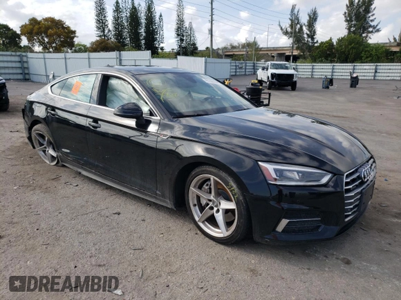 2018 Audi A5 Sportback Premium Plus with VIN WAUENCF58JA030061, listed as a Copart auction lot 46198094 with 130,852 mi miles. Bid and sale history available at carsss.com. Image 4.