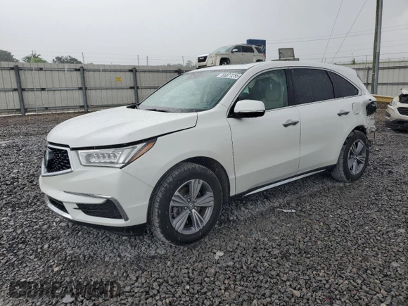 2020 Acura MDX with VIN 5J8YD3H37LL012755, listed as a Copart auction lot 56827235 with 42,162 mi miles and Salvage title. Bid and sale history available at DreamBid. Image 1.