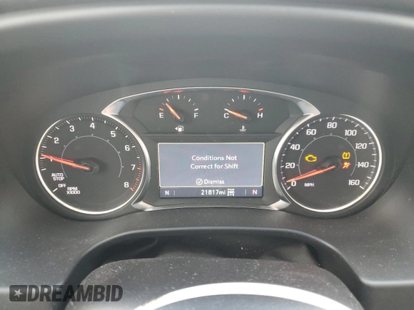 2023 GMC Acadia SLT with VIN 1GKKNULS1PZ228002, listed as a Copart auction lot 45911415 with 21,817 mi miles and Salvage Title. Bid and sale history available at DreamBid. Image 9.