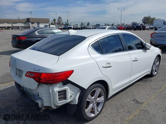 2014 Acura ILX with VIN 19VDE1F34EE011312, listed as a IAAI auction lot 41813693 with 107,032 mi miles. Bid and sale history available at carsss.com. Image 4.