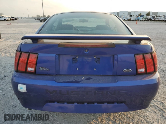2003 Ford Mustang Standard with VIN 1FAFP40443F334684, listed as a Copart auction lot 88476715 with 0 mi miles and Non Repairable. Bid and sale history available at carsss.com. Image 6.