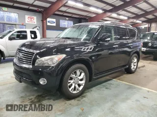 2014 Infiniti QX80 with VIN JN8AZ2NCXE9351241, listed as a Copart auction lot 84628984 with 134,733 mi miles and Clean Title. Bid and sale history available at carsss.com. Image 1.