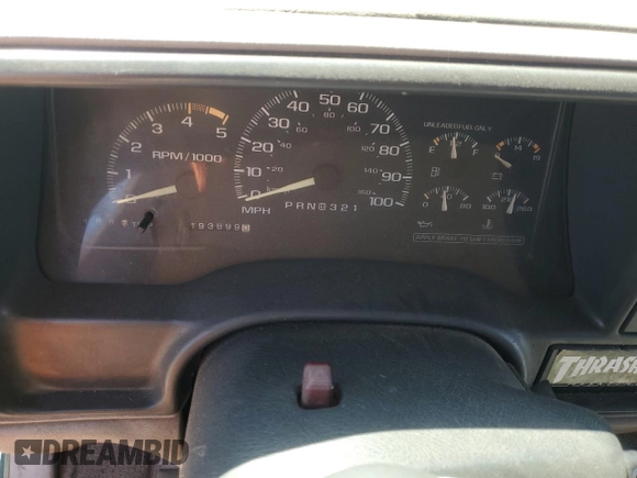 1995 GMC Sierra 1500 with VIN 1GTGC29N5SE541812, listed as a Copart auction lot 72408103 with 193,899 mi miles and Salvage Title. Bid and sale history available at DreamBid. Image 9.