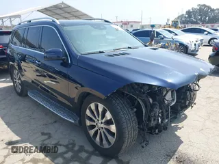 2017 Mercedes-Benz GLS 450 z VIN 4JGDF6EE5HA800107, wystawiony jako IAAI lot #42476631 z przebiegiem 77 620 mil mil oraz . Historia ofert i sprzedaży dostępna na DreamBid. Obrazek 1.