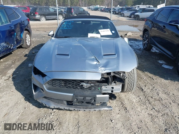 2022 Ford Mustang EcoBoost with VIN 1FATP8UH7N5105674, listed as a IAAI auction lot 41487698 with 64,043 mi miles. Bid and sale history available at carsss.com. Image 12.