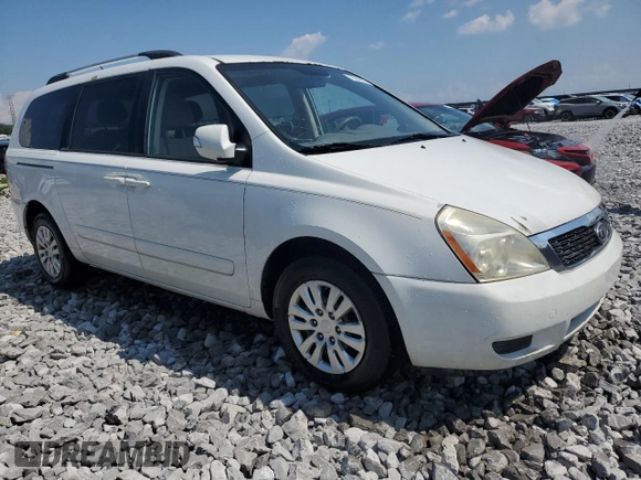 2012 Kia Sedona LX with VIN KNDMG4C75C6437393, listed as a Copart auction lot 72045874 with 163,501 mi miles and Non Repairable. Bid and sale history available at carsss.com. Image 4.