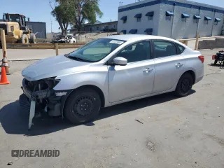 2019 Nissan Sentra S with VIN 3N1AB7APXKY348614, listed as a Copart auction lot 61329885 with 81,789 mi miles and Salvage title. Bid and sale history available at DreamBid. Image 1.