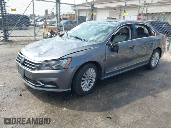 2017 Volkswagen Passat SE with VIN 1VWBT7A36HC039748, listed as a IAAI auction lot 41915674 with 57,012 mi miles and . Bid and sale history available at DreamBid. Image 16.
